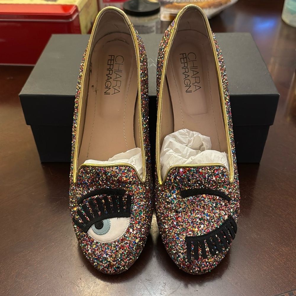 🚫SOLD🚫 Chiara Ferragni Flirt Flats - Gently Worn Size 8
